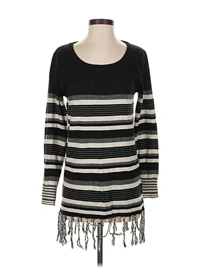 Pre-owned Love Token Pullover Sweater In Black