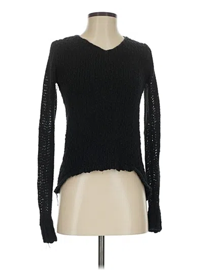 Pre-owned Love Token Pullover Sweater In Black