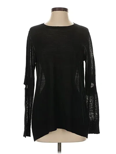 Pre-owned Love Token Pullover Sweater In Black