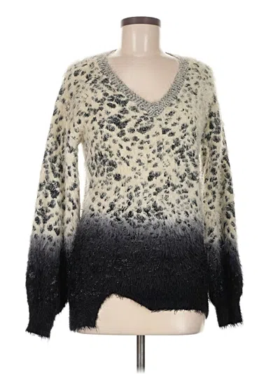 Pre-owned Love Token Pullover Sweater In Gray