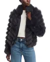 LOVE TOKEN REVERSIBLE FAUX FUR JACKET