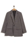 Love Token Riley Notch Lapel Blazer In Blue