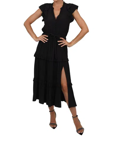 Love Token Sidney Midi Dress In Black