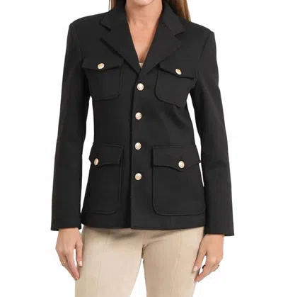 Love Token Sarah Blazer In Black