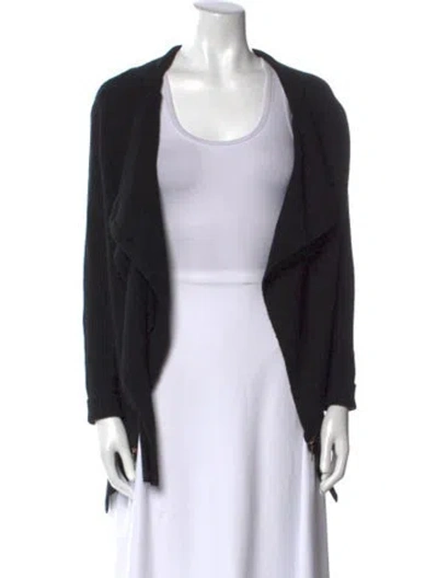 Pre-owned Love Token Scoop Neck Sweater In Black