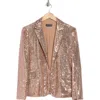 Love Token Susan Sequin Blazer In Pink