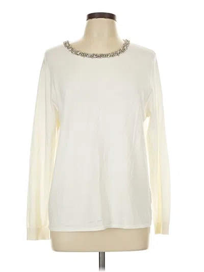 Pre-owned Love Token Sweatshirt In White
