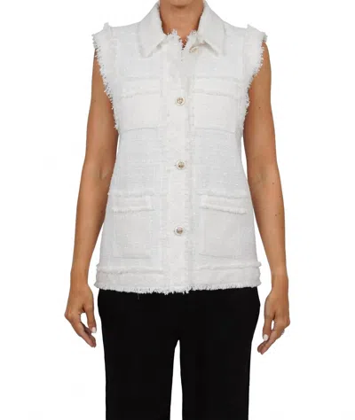 Love Token Tara Jacket Vest In White