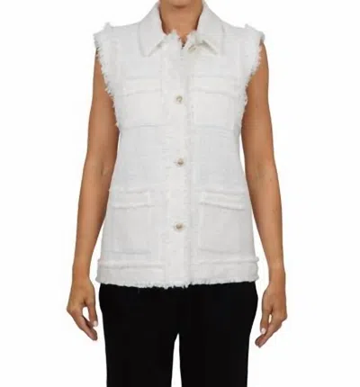 Love Token Tara Vest In White