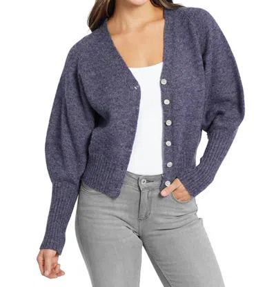 Love Token Theo Cardigan In Blue
