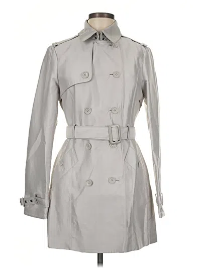 Pre-owned Love Token Trenchcoat In Gray