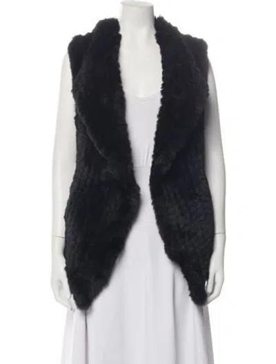 Pre-owned Love Token Vest In Black