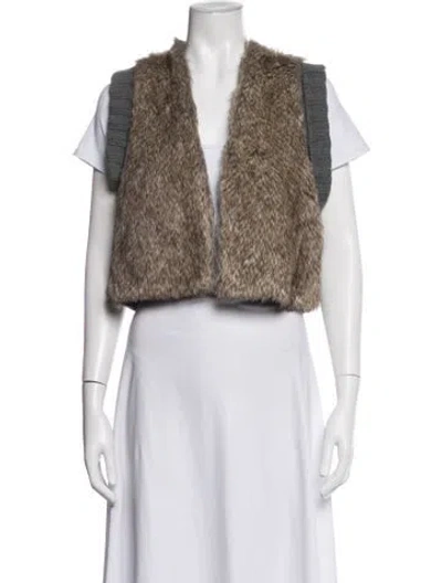 Pre-owned Love Token Vest In Grey