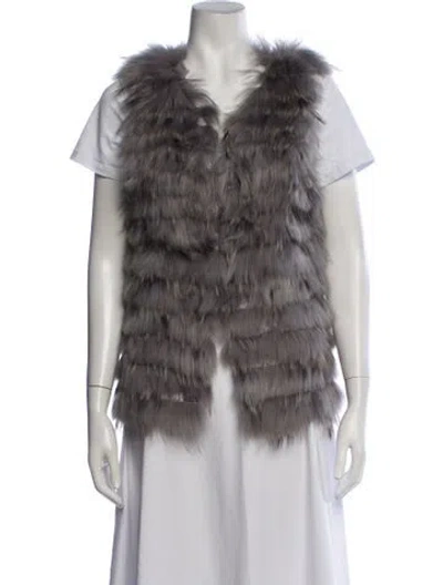Pre-owned Love Token Vest In Grey