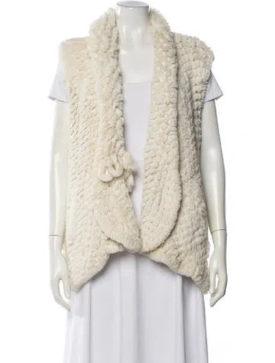 Pre-owned Love Token Vest In Neutral