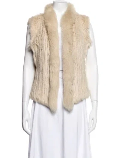 Pre-owned Love Token Vest In Neutral
