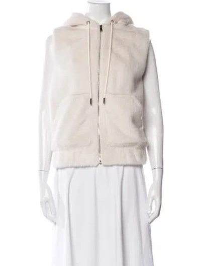 Pre-owned Love Token Vest In Neutral