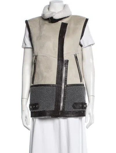 Pre-owned Love Token Vest In Neutral