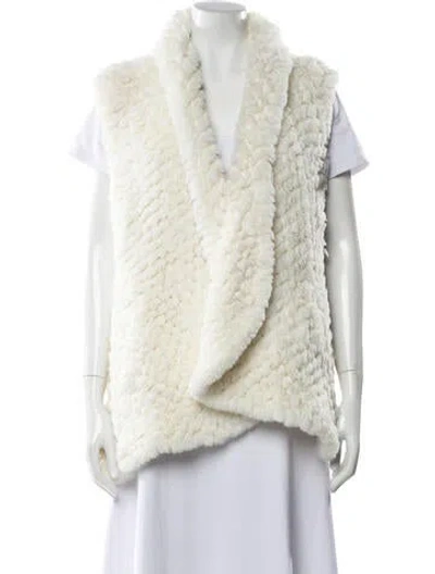 Pre-owned Love Token Vest In White