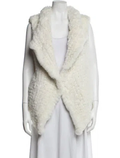 Pre-owned Love Token Vest In White