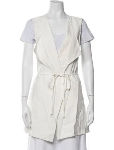 Pre-owned Love Token Vest In White