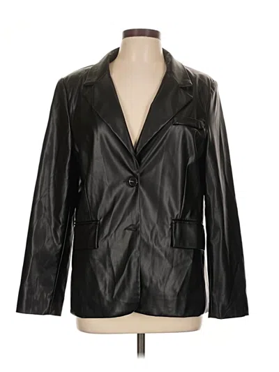Pre-owned Love Tree Blazer Jacket In Black