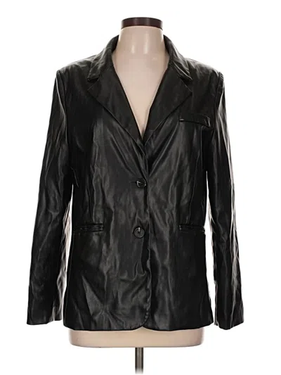 Pre-owned Love Tree Blazer Jacket In Black