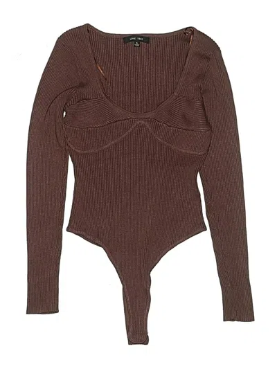 Pre-owned Love Tree Bodysuit In Brown