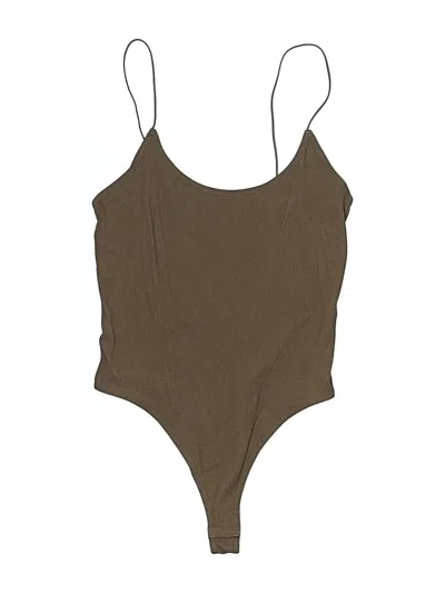 Pre-owned Love Tree Bodysuit In Brown
