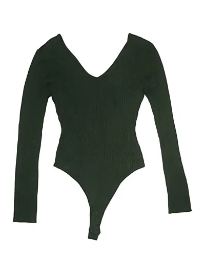 Pre-owned Love Tree Bodysuit In Green