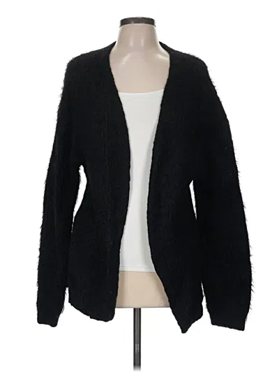 Pre-owned Love Tree Cardigan Sweater In Black