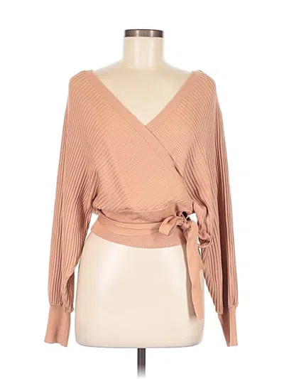 Pre-owned Love Tree Cardigan Sweater In Brown