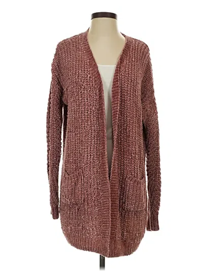 Pre-owned Love Tree Cardigan Sweater In Brown