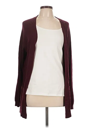 Pre-owned Love Tree Cardigan Sweater In Burgundy