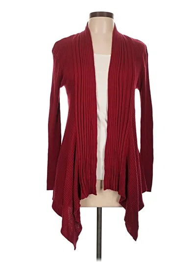 Pre-owned Love Tree Cardigan Sweater In Burgundy