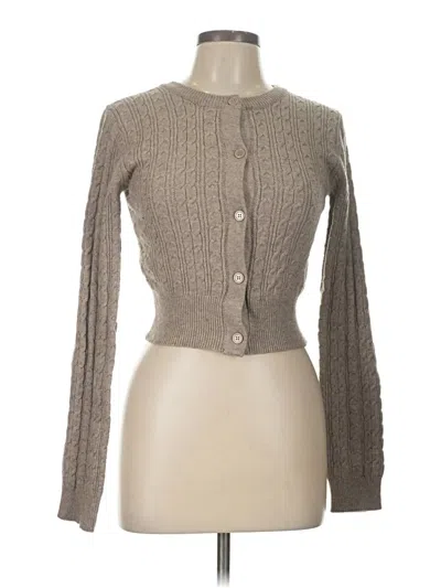 Pre-owned Love Tree Cardigan Sweater In Gray