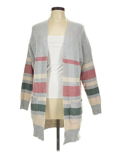 Pre-owned Love Tree Cardigan Sweater In Gray