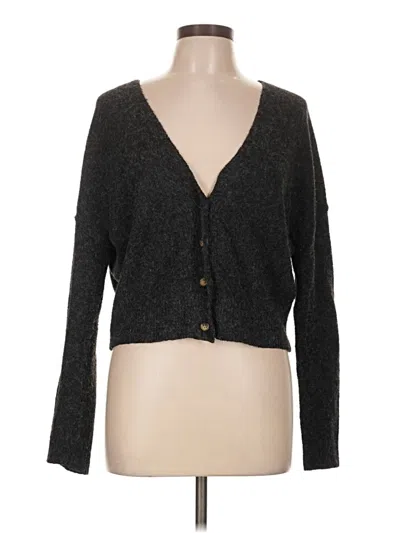 Pre-owned Love Tree Cardigan Sweater In Gray