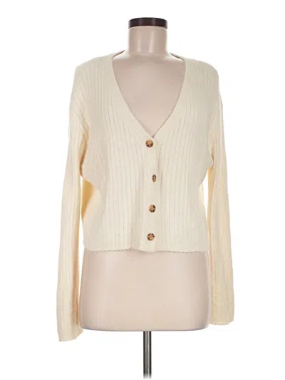 Pre-owned Love Tree Cardigan Sweater In Ivory