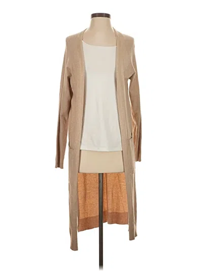 Pre-owned Love Tree Cardigan Sweater In Tan