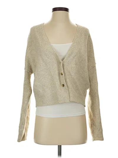 Pre-owned Love Tree Cardigan Sweater In Tan