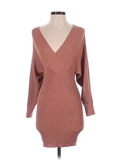 Pre-owned Love Tree Casual Dress In Brown