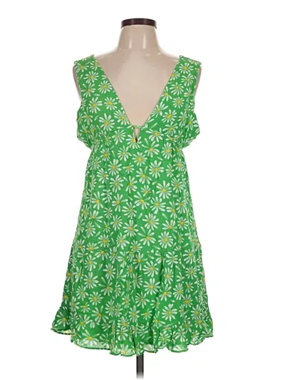 Pre-owned Love Tree Casual Dress In Green