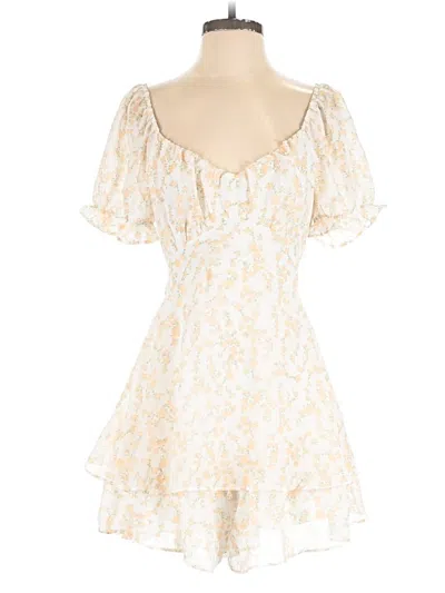 Pre-owned Love Tree Casual Dress In Ivory