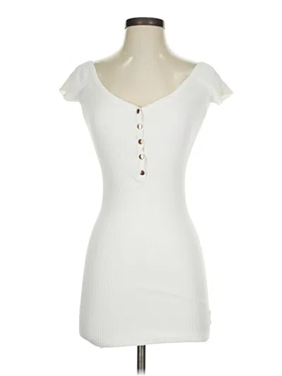 Pre-owned Love Tree Casual Dress In White