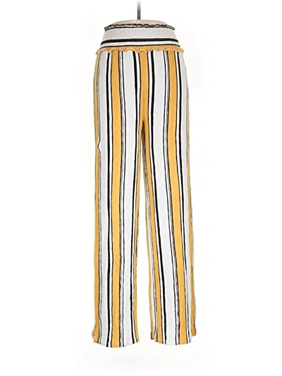 Pre-owned Love Tree Casual Pants In Yellow
