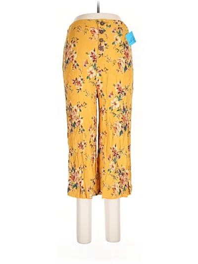 Pre-owned Love Tree Casual Pants In Yellow