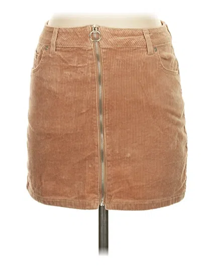 Pre-owned Love Tree Casual Skirt In Tan