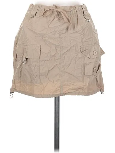 Pre-owned Love Tree Casual Skirt In Tan