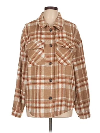 Pre-owned Love Tree Coat In Brown